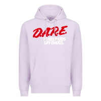 Lilac d.a.r.e Premium Hoodie - linhVisuals