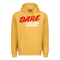 Mustard d.a.r.e Premium Hoodie - linhVisuals