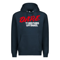 Navy d.a.r.e Premium Hoodie - linhVisuals