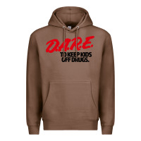 Chestnut d.a.r.e Premium Hoodie - linhVisuals