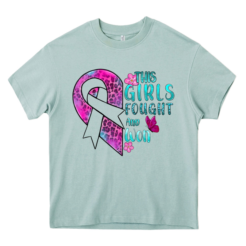 This Girls Fought And Won Cancer Heavy Core Tee by BundleAndBundleShop | Teevron