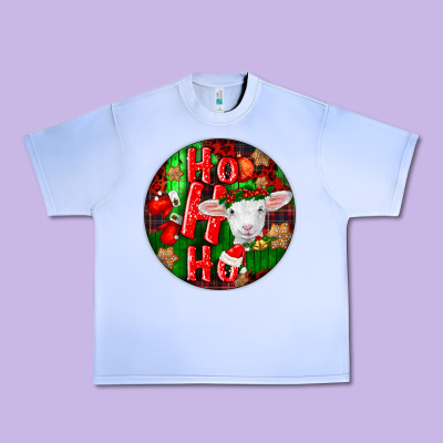 Ho Ho Ho Merino Wool Baby Sheep Urban Heavy Tee Designed By Lillyallendesigns