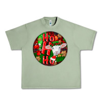 Oil Green ho ho ho merino wool baby sheep Urban Heavy Tee - LillyAllenDesigns