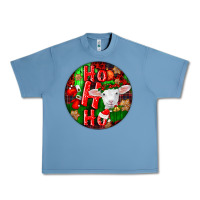 Pebble Blue ho ho ho merino wool baby sheep Urban Heavy Tee - LillyAllenDesigns