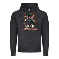 Vintage Black baseballmom messy bun Vintage Hoodie - BarkalooDesign