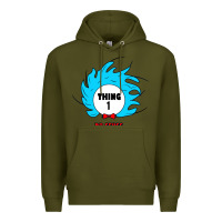 Army Green thing 1 Premium Hoodie - linhVisuals