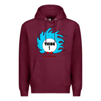 Burgundy thing 1 Premium Hoodie - linhVisuals