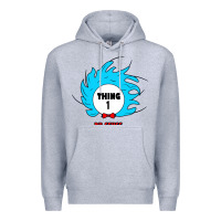 Heather Grey thing 1 Premium Hoodie - linhVisuals