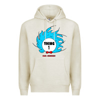 Oatmeal Heather thing 1 Premium Hoodie - linhVisuals