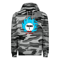 Slate Camo thing 1 Premium Hoodie - linhVisuals