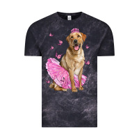 Cloud Black Labrador Retriever Dog With Tutu Vintage Tee - LillyAllenDesigns