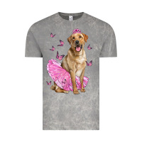 Cloud Rock Labrador Retriever Dog With Tutu Vintage Tee - LillyAllenDesigns