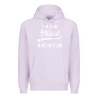 Lilac im the oldest i make the rules siblings family Premium Hoodie - linhVisuals