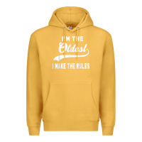 Mustard im the oldest i make the rules siblings family Premium Hoodie - linhVisuals