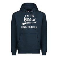 Navy im the oldest i make the rules siblings family Premium Hoodie - linhVisuals