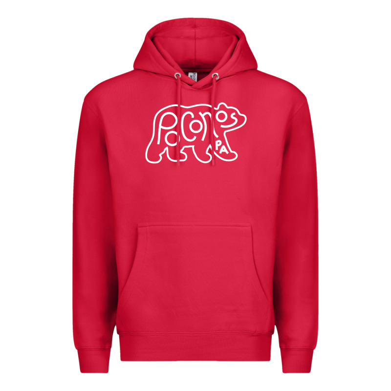 Poconos Pennsylvania Pocono Pa Bear Travel Animal Premium Hoodie by linhVisuals | Teevron
