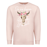 Pale Pink Do No Harm But Take No Bull Premium Sweatshirt - Bettercallsaul