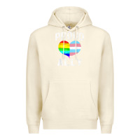 Sandshell proud ally lgbt rainbow heart gay pride month Premium Hoodie - linhVisuals