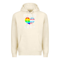 Tofu proud ally lgbt rainbow heart gay pride month Premium Hoodie - linhVisuals