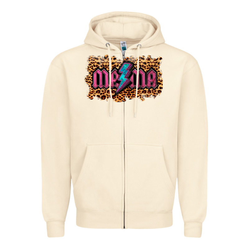 Leopard Mama Lightning Zipper Hoodie by RanaPortraitStore | Teevron