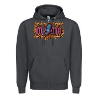 Smoke Leopard Mama Lightning Zipper Hoodie - RanaPortraitStore