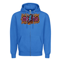 True Royal Leopard Mama Lightning Zipper Hoodie - RanaPortraitStore