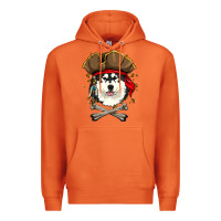 Carrot alaskan malamute pirate dog halloween Premium Hoodie - linhVisuals