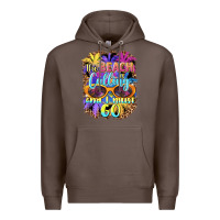 Coffee the beach is calling and i must go Premium Hoodie - BarkalooDesign