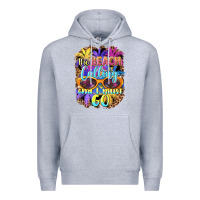 Heather Grey the beach is calling and i must go Premium Hoodie - BarkalooDesign