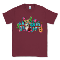 Burgundy Mexican mama Mother's Day Classic Tee - FaDigitalArtStudio
