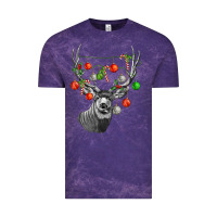 Cloud Purple Mule deer with Vintage Tee - LillyAllenDesigns