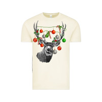 Vintage Arctic Mule deer with Vintage Tee - LillyAllenDesigns