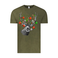 Vintage Olive Mule deer with Vintage Tee - LillyAllenDesigns