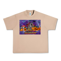 Burro Happy Halloween Raccoon Urban Heavy Tee - LillyAllenDesigns