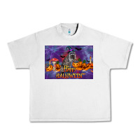 Lunar Rock Happy Halloween Raccoon Urban Heavy Tee - LillyAllenDesigns
