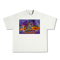 Happy Halloween Raccoon Urban Heavy Tee | Teevron