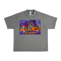 Tornado Happy Halloween Raccoon Urban Heavy Tee - LillyAllenDesigns