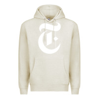 Oatmeal Heather new york times Premium Hoodie - linhVisuals