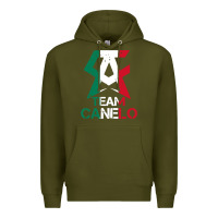 Army Green team canelo Premium Hoodie - linhVisuals