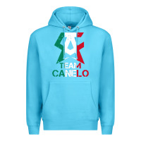 Ocean Blue team canelo Premium Hoodie - linhVisuals