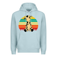 Blue Mist africa animals african safari retro Premium Hoodie - linhVisuals