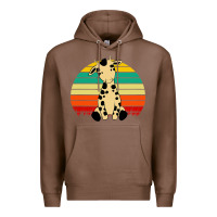 Chestnut africa animals african safari retro Premium Hoodie - linhVisuals