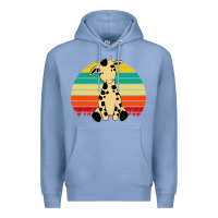 Colony Blue africa animals african safari retro Premium Hoodie - linhVisuals