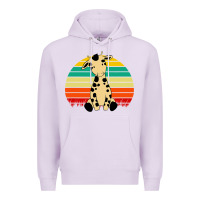 Lilac africa animals african safari retro Premium Hoodie - linhVisuals