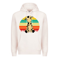 Pale Pink africa animals african safari retro Premium Hoodie - linhVisuals