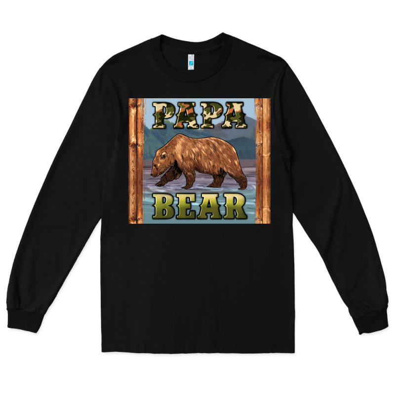 Papar Bear Long Sleeve Tee by Artiststas | Teevron