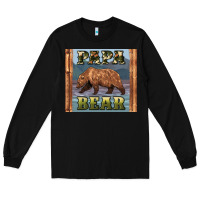Black papar bear Long Sleeve Tee - Artiststas