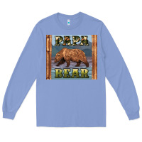 Colony Blue papar bear Long Sleeve Tee - Artiststas