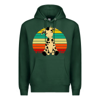 Sports Green africa animals african safari retro Premium Hoodie - linhVisuals