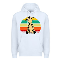 White africa animals african safari retro Premium Hoodie - linhVisuals